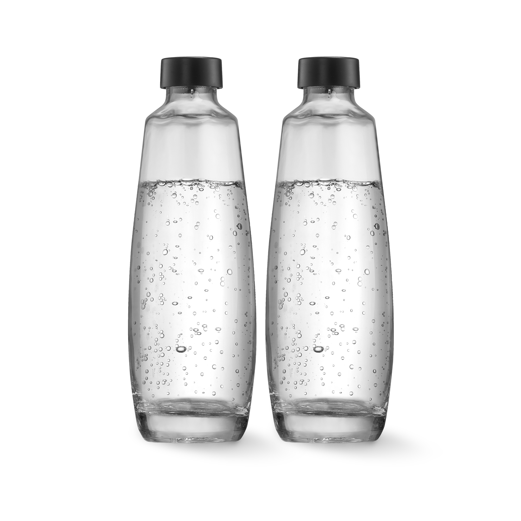 צמד בקבוקי קראף זכוכית בנפח 1 ליטר* מתאימים לשימוש במדיח - מתאים למכשיר DUO sodastream