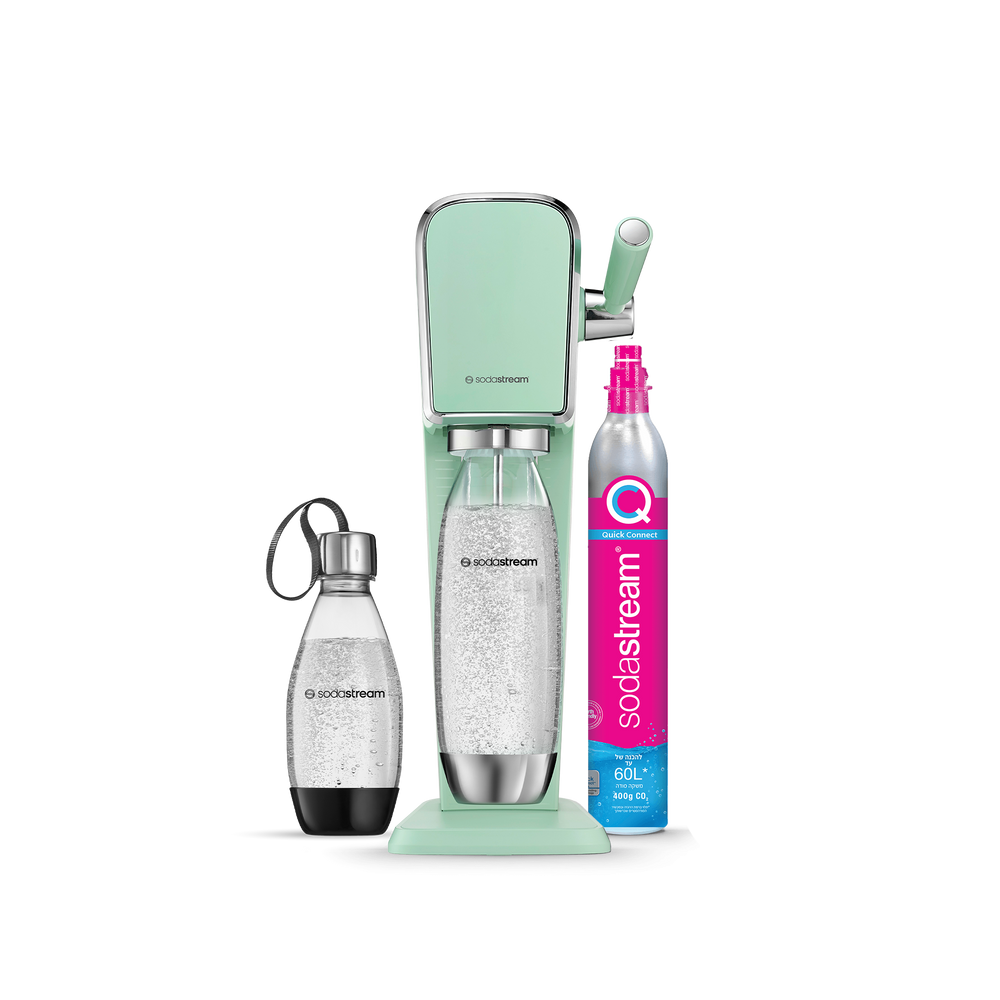 מכשיר סודהסטרים ®ART
משלוח חינם ברכישה מעל 249 ₪
משלוח עד הבית בתוך 5 ימי עסקים
אחריות של שנה למכשיר