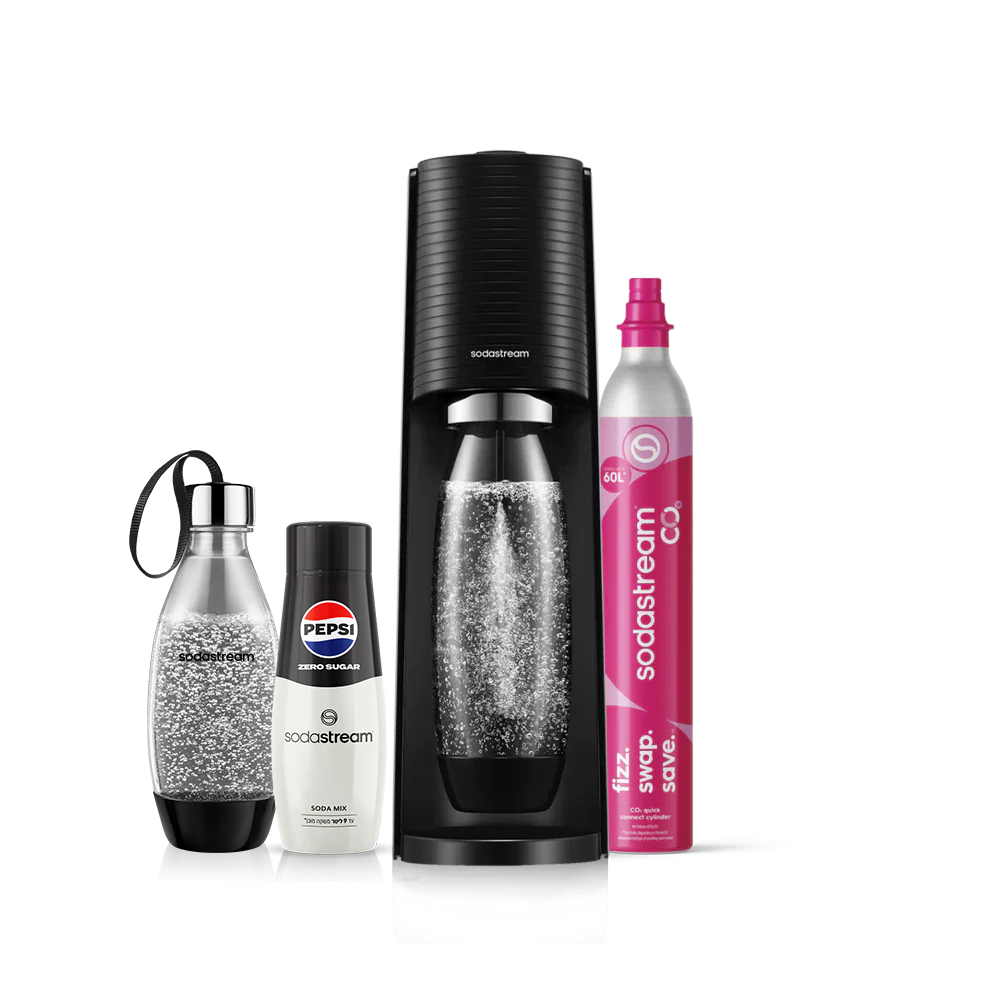 מכשיר סודהסטרים ®TERRA
משלוח חינם ברכישה מעל 249 ₪
משלוח עד הבית בתוך 5 ימי עסקים
אחריות של שנה למכשיר