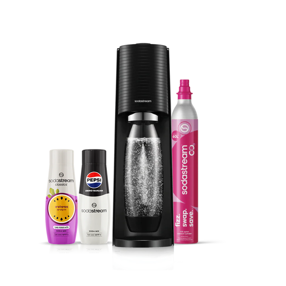 מכשיר סודהסטרים ®TERRA
משלוח חינם ברכישה מעל 249 ₪
משלוח עד הבית בתוך 5 ימי עסקים
אחריות של שנה למכשיר