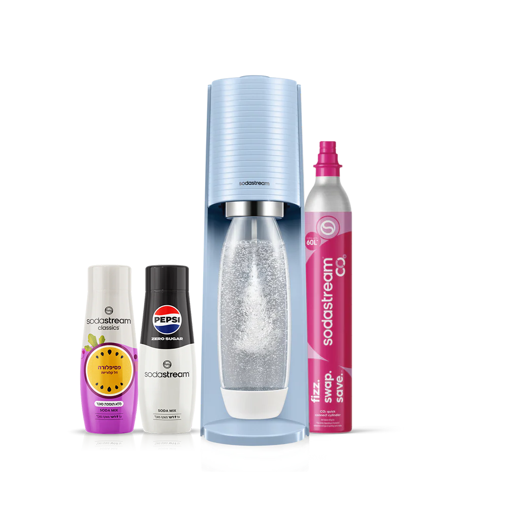 מכשיר סודהסטרים ®TERRA
משלוח חינם ברכישה מעל 249 ₪
משלוח עד הבית בתוך 5 ימי עסקים
אחריות של שנה למכשיר
