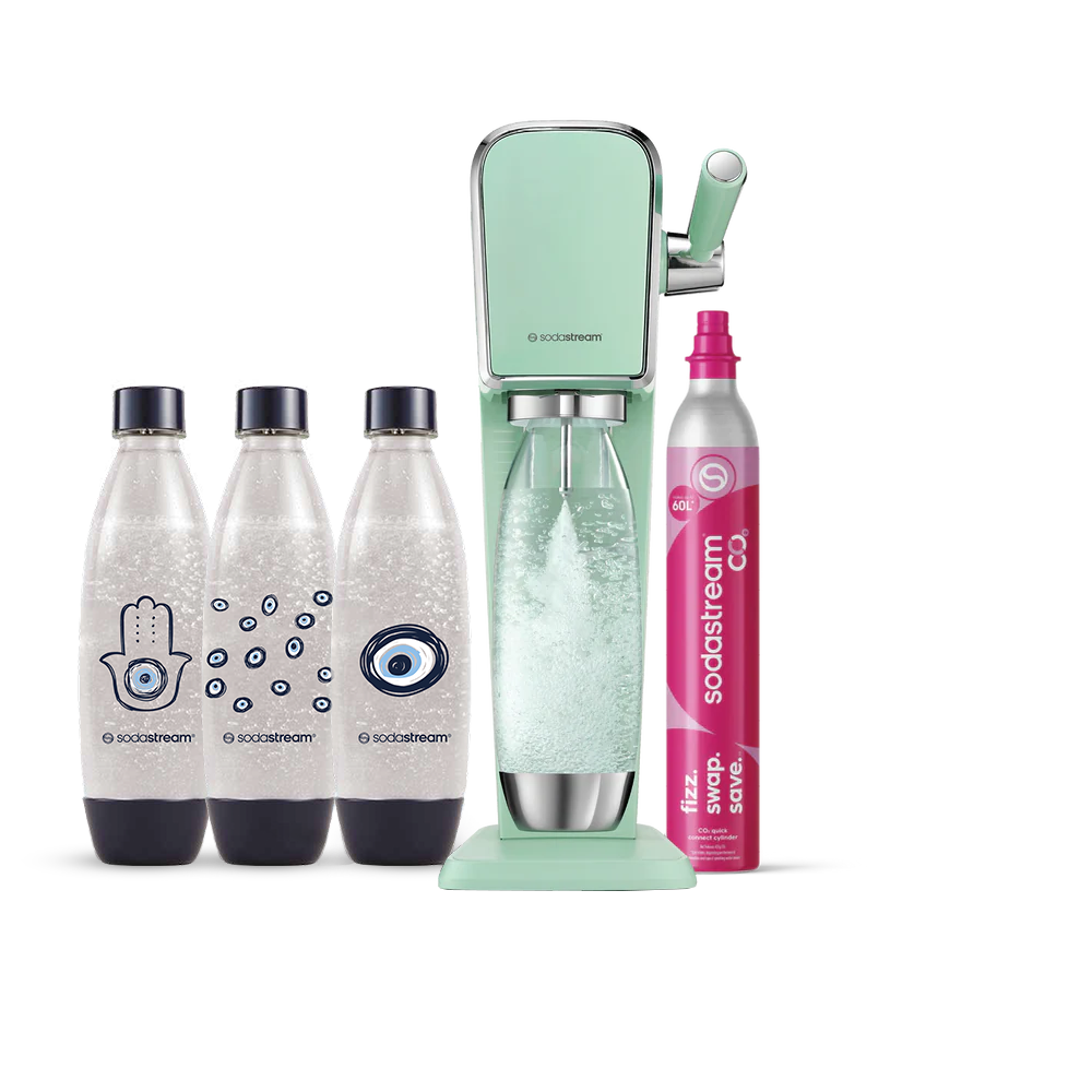 "מכשיר סודהסטרים ®ART
משלוח חינם ברכישה מעל 249 ₪
משלוח עד הבית בתוך 5 ימי עסקים
אחריות של שנה למכשיר"