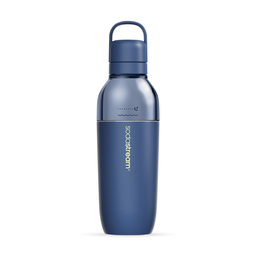 Fizz & Go® Easy Mix - בקבוק הגזה תרמי בצבע כחול סערה בנפח 0.71 ליטר*