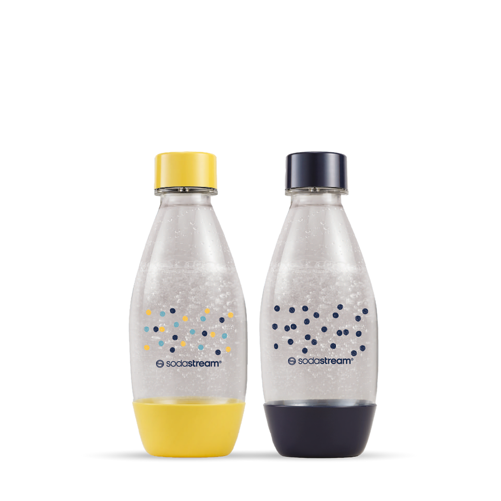 צמד בקבוקי הגזה מפלסטיק לשימוש רב פעמי בעיצוב נקודות פולקה בנפח 0.5 ליטר*