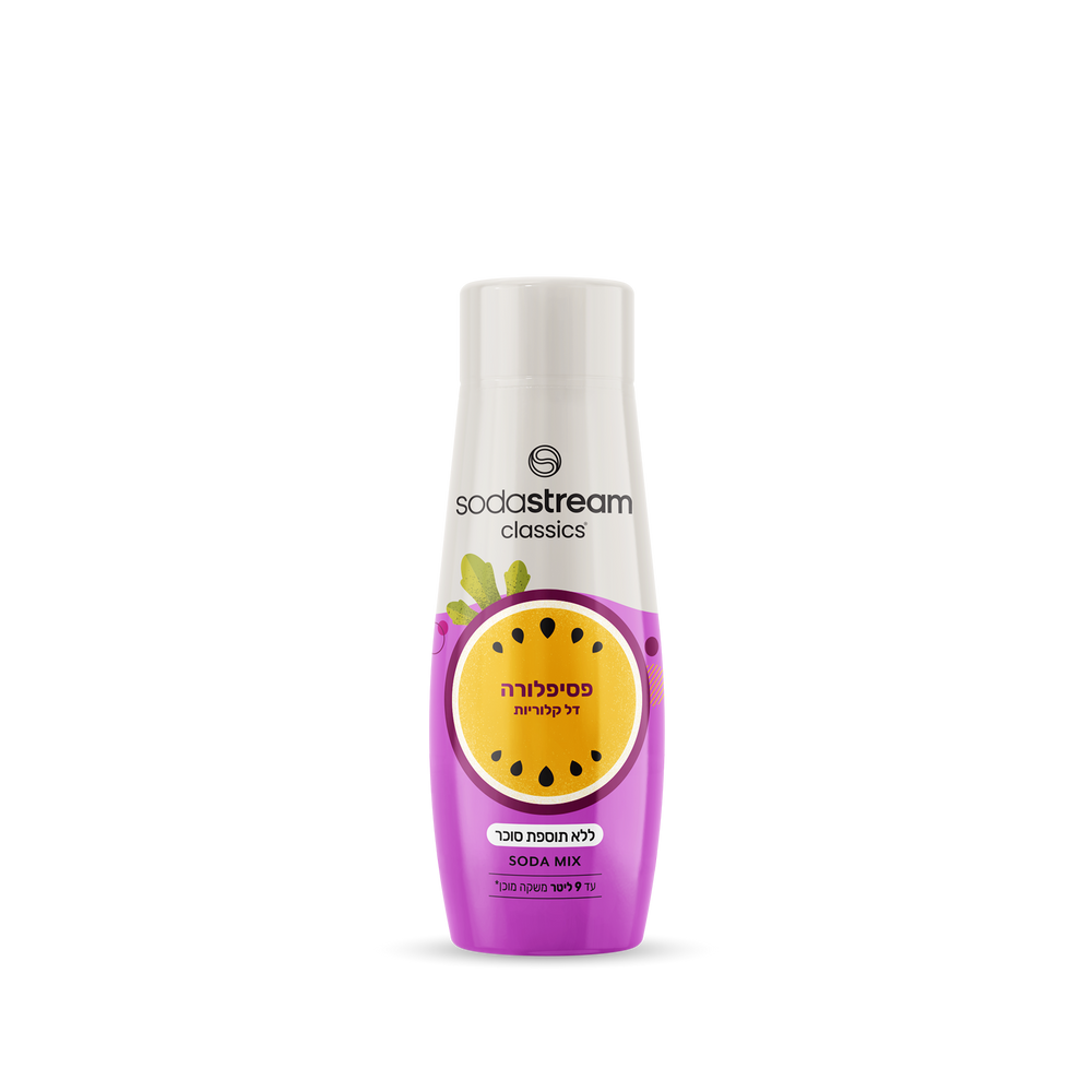 סירופ פסיפלורה ללא סוכר 440 מ"ל