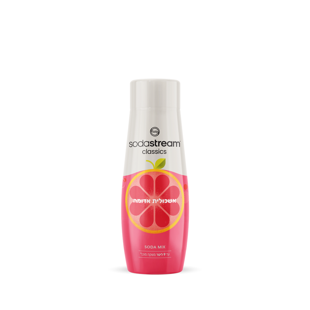 סירופ סודה אשכולית אדומה 440 מ"ל