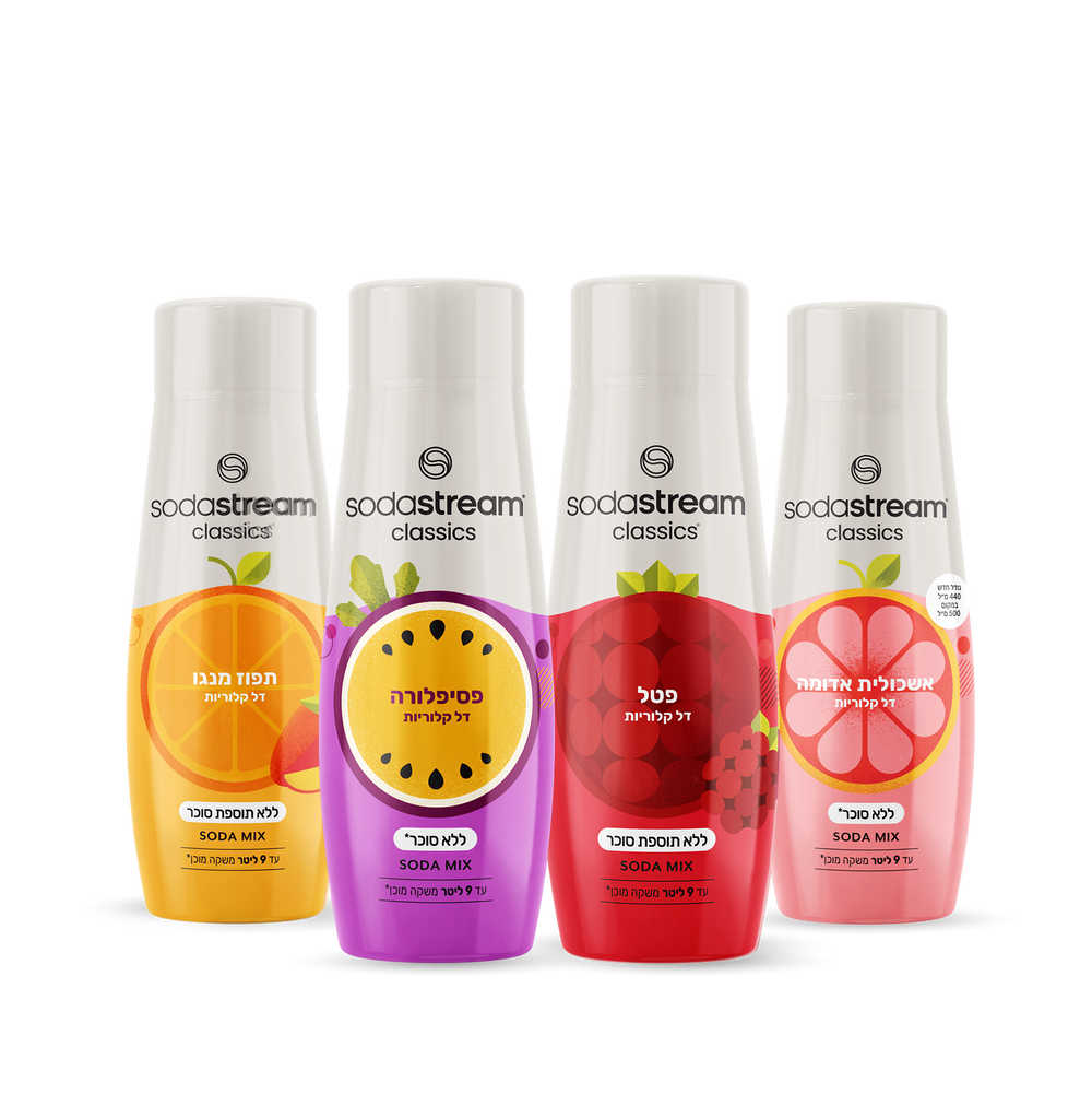 מארז טעמי פירות דל קלוריות רביעייה