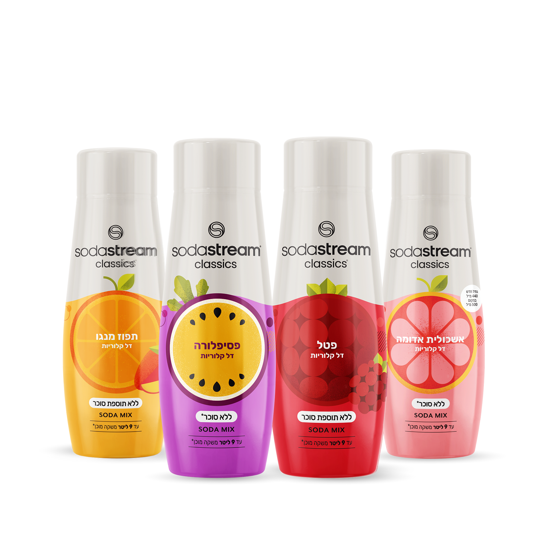 מארז טעמי פירות דל קלוריות רביעייה