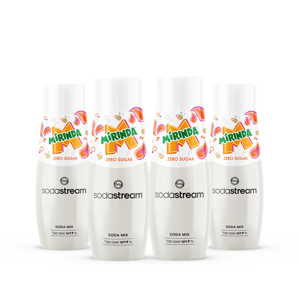 מארז MIRINDA® Zero רביעייה