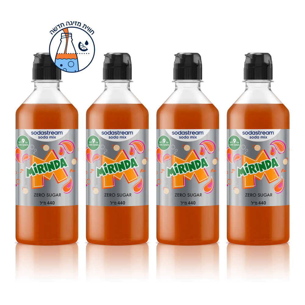 מארז MIRINDA® Zero משתלם 3+1 – 1