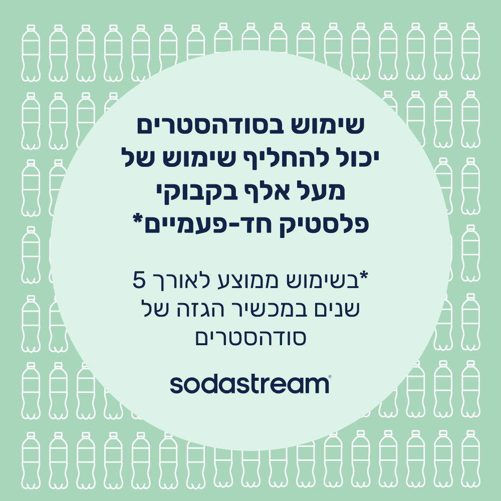 FIZZ & GO® Stainless Steel - בקבוק הגזה תרמי בצבע ירוק מנטה בנפח 0.9 ליטר* – 4