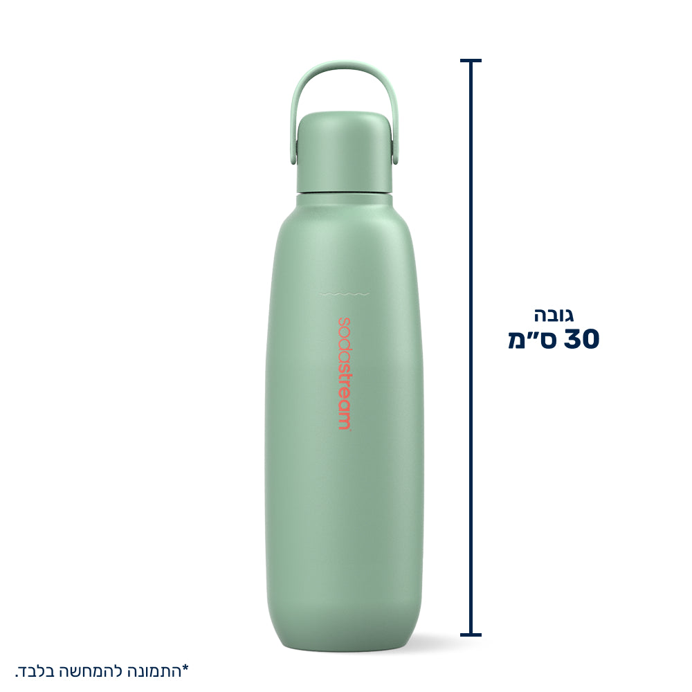 FIZZ & GO® Stainless Steel - בקבוק הגזה תרמי בצבע ירוק מנטה בנפח 0.9 ליטר* – 8