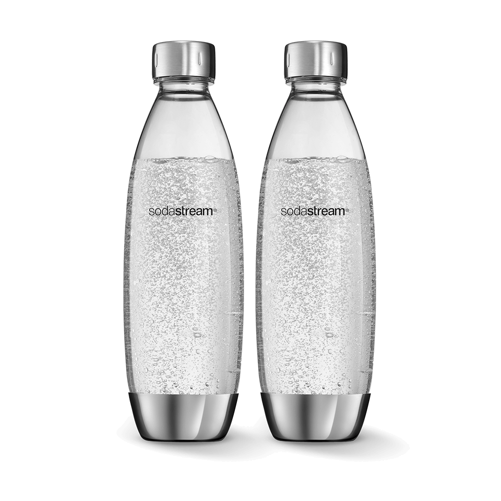 צמד בקבוקי פלסטיק מטאל בנפח 1 ליטר*