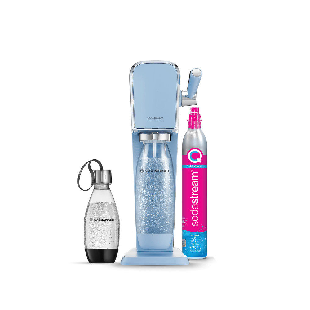 מכשיר סודהסטרים ®ART
משלוח חינם ברכישה מעל 249 ₪
משלוח עד הבית בתוך 5 ימי עסקים
אחריות של שנה למכשיר