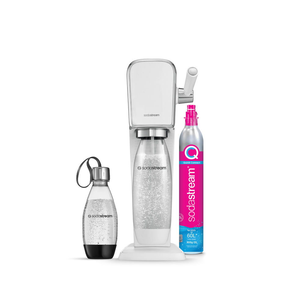 מכשיר סודהסטרים ®ART
משלוח חינם ברכישה מעל 249 ₪
משלוח עד הבית בתוך 5 ימי עסקים
אחריות של שנה למכשיר